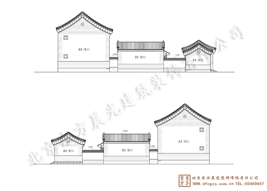 四合院設(shè)計圖