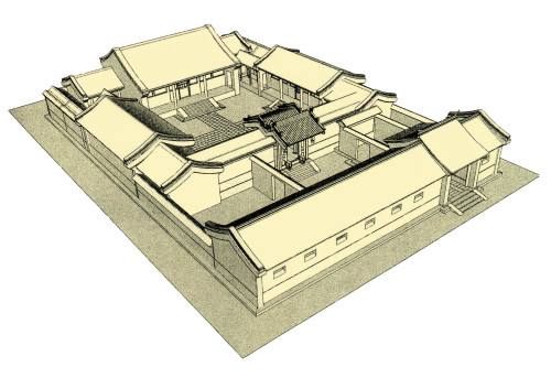 四合院設(shè)計圖
