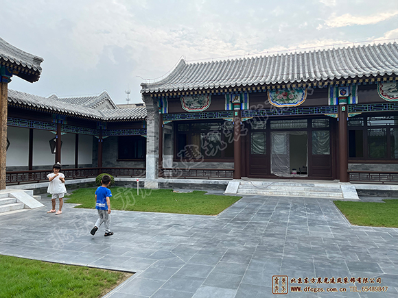 鄉村仿古建筑四合院